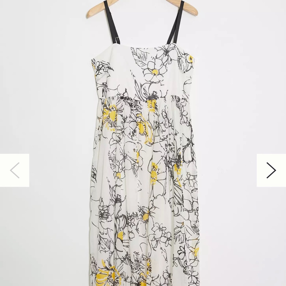 Anthropology chrysanthemum maxi dress 1X NWT